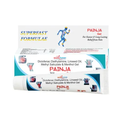 Diclofenac1.16%, Linseed Oil 3%, Methylsalicylate 10 % & Menthol 5 % Gel (PAINJA GEL )